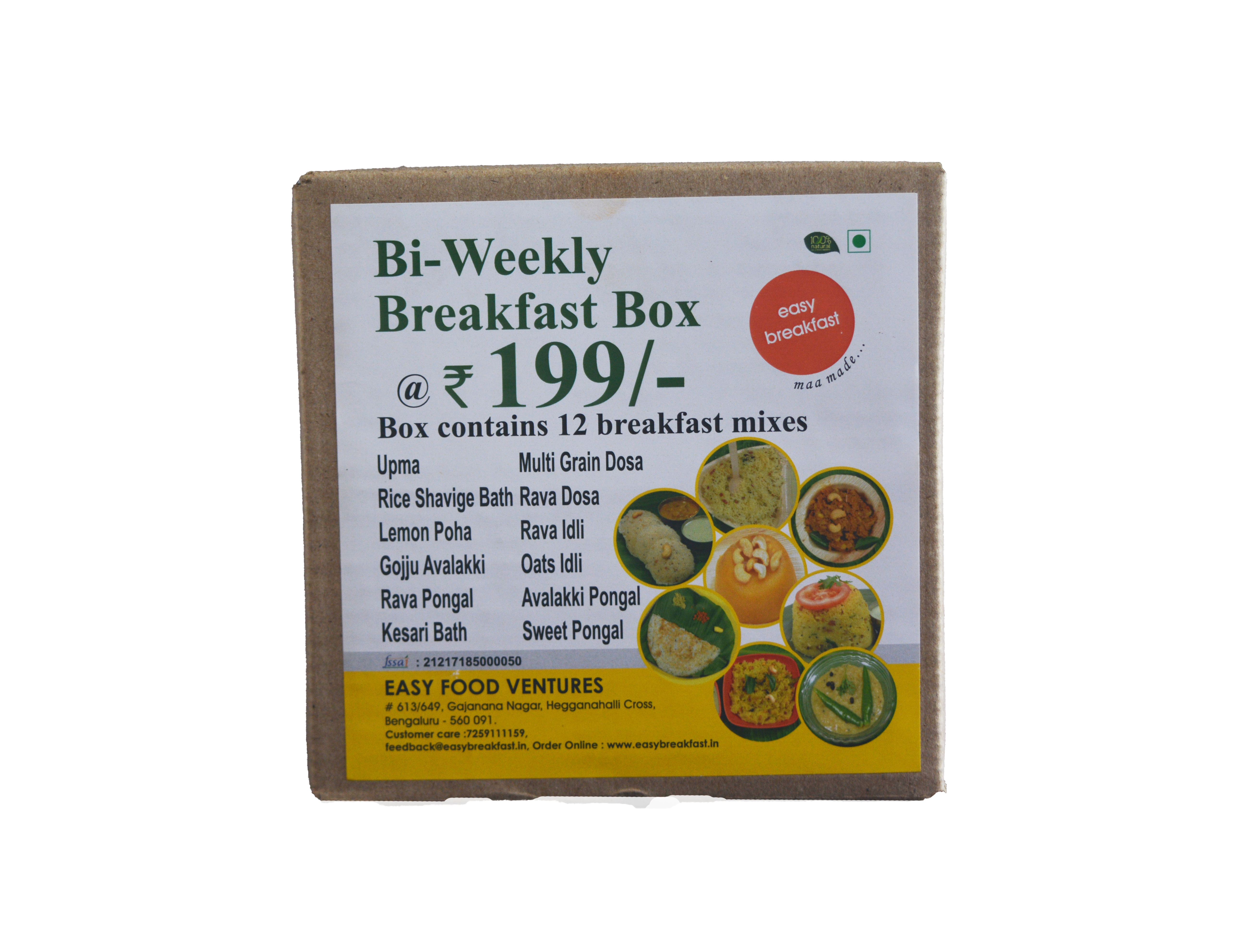 Bi weekly breakfast box